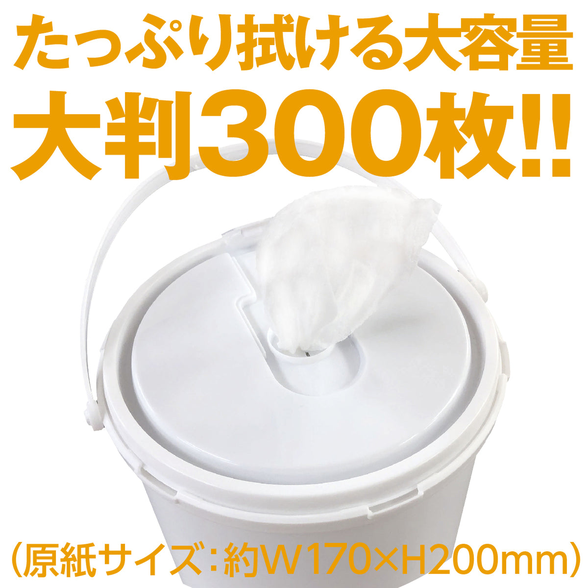 5年保存対応 防災用ウェット300 300枚入