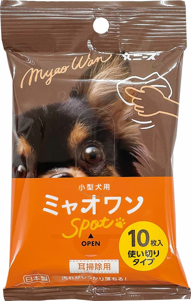 小型犬用 ミャオワン Spot 耳掃除用 10枚入